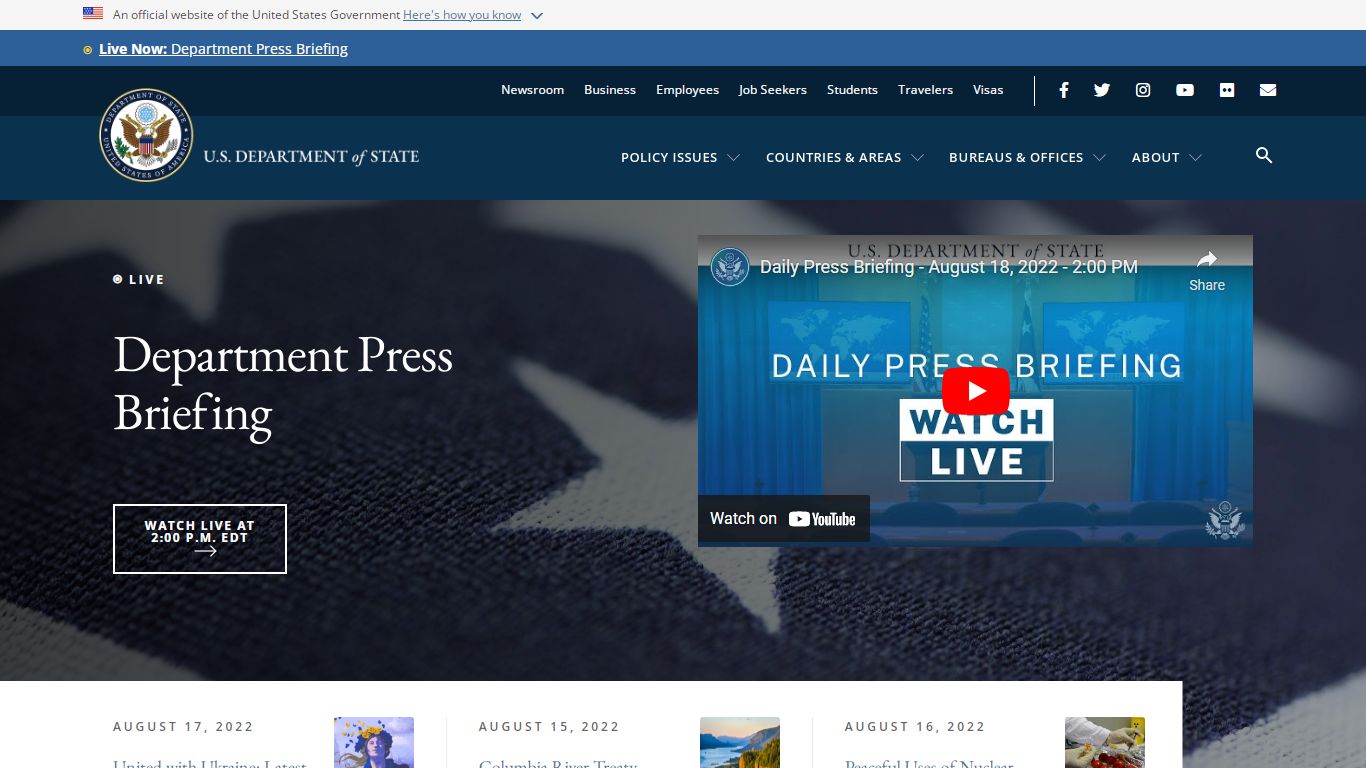 U.S. Department of State - United States Department of State